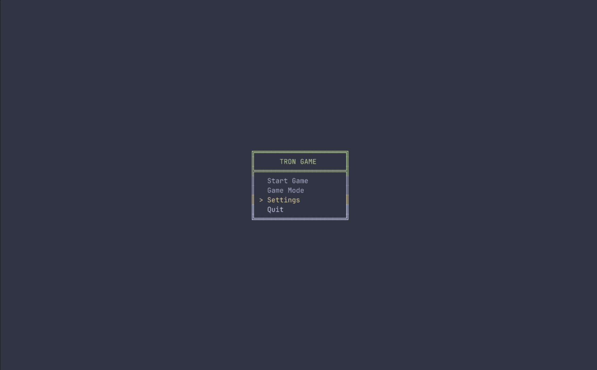 Screenshot of Tron CLI